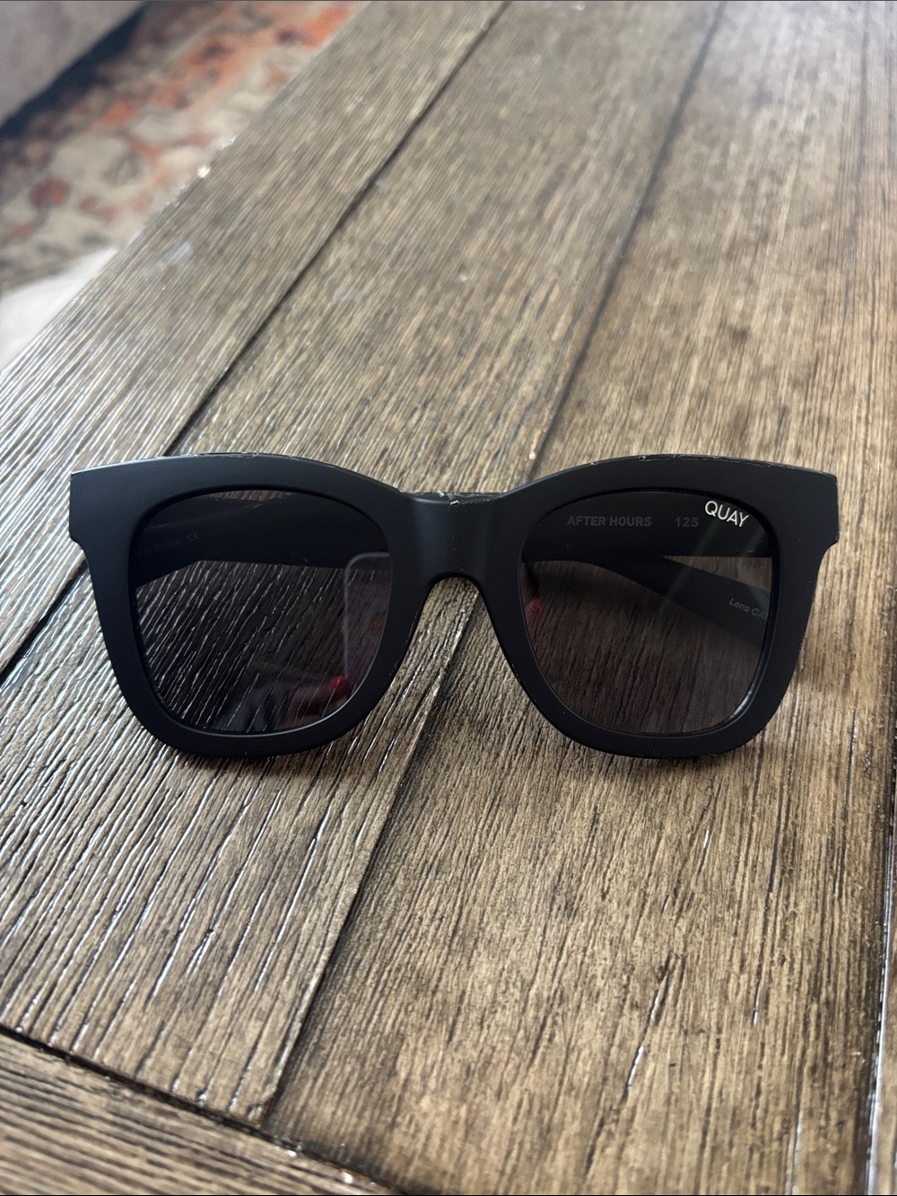 Quay Australia Matte Black After Hours RX Sunglasses
